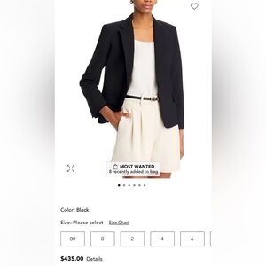 THEORY blazer NEVER WORN